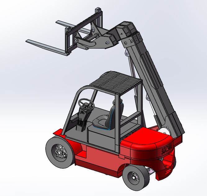 2.5T telescopic forklift