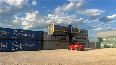 16TON тяжелый раздача контейнера вилочного погрузчика