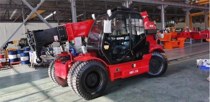 11 Ton Telescopic Forklift Marble Granite Handle Telehandler Same As JCB Manitou