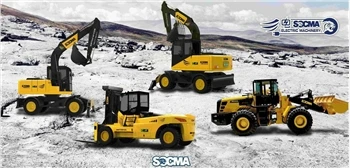 Основные характеристики электрического фронтального погрузчика SOCMA